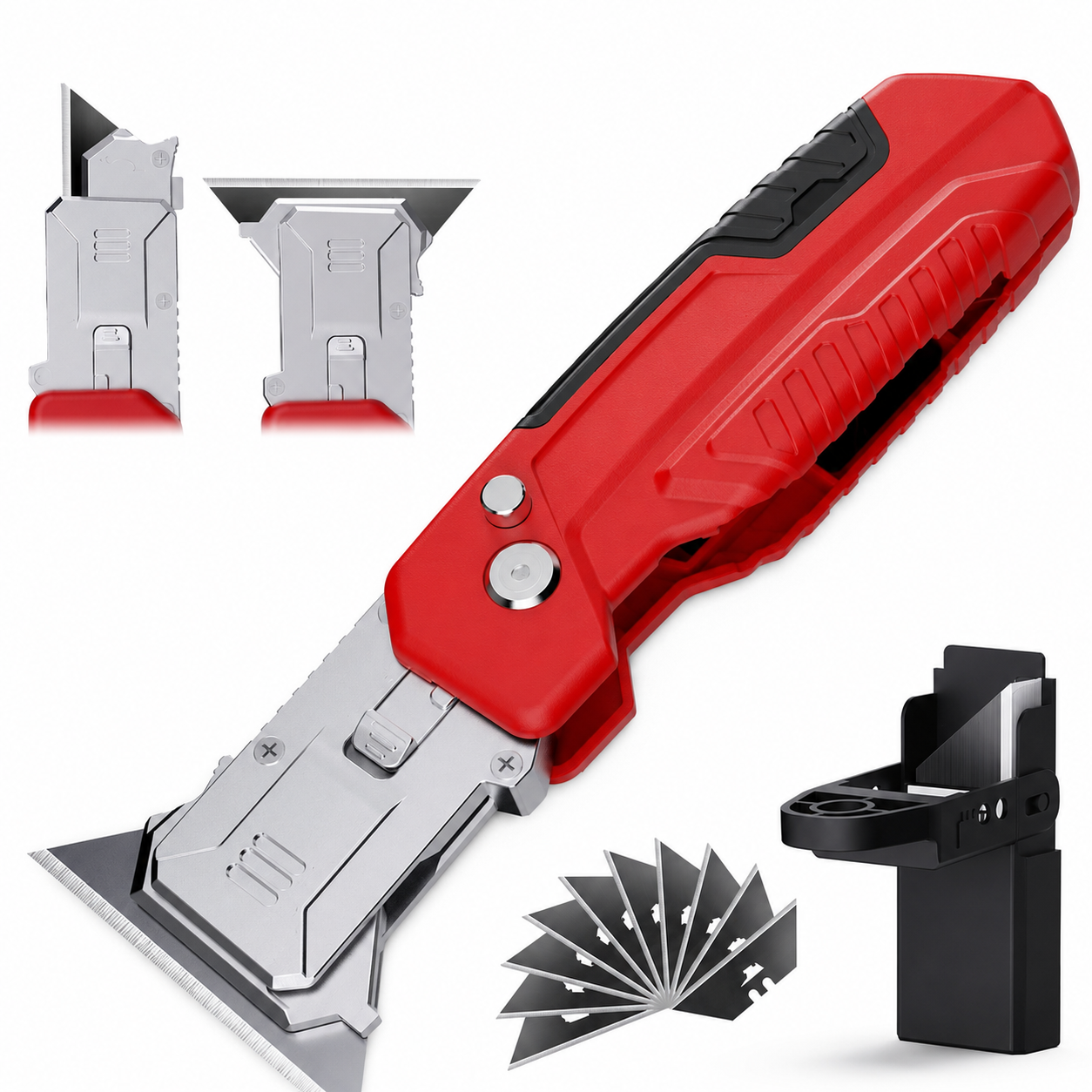 🔪🥘✨ OFFRE LIMITÉE 50% DE RÉDUCTION! Grattoir-Couteau 2-en-1 – Design Pliable, Lame Tranchante et Raclette Lisse – Parfait pour la Pâte, le Beurre, les Herbes et les Tâches Quotidiennes en Cuisine 🍞🧈