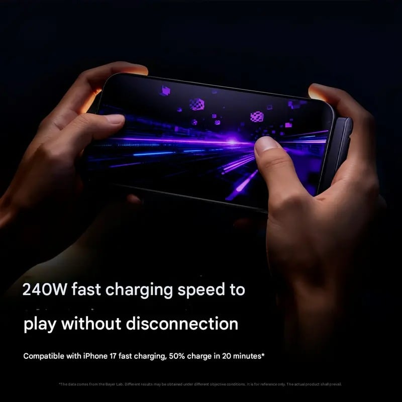Câble de Charge Rapide 2-en-1 avec Support Téléphone Intégré - Design Tressé