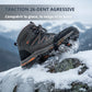 Crampons 26 Dents Acier Manganèse 🥾 | Plaques Antidérapantes en Acier Inoxydable ⚙️ | Pour Glace, Neige, Boue & Escalade ❄️🧗 | Compatibles avec Surchaussures