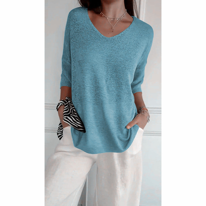 💫Indispensable 2026 | Haut Polyvalent en Tricot | Style Chic Décontracté💃