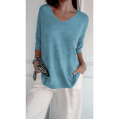 💫Indispensable 2026 | Haut Polyvalent en Tricot | Style Chic Décontracté💃