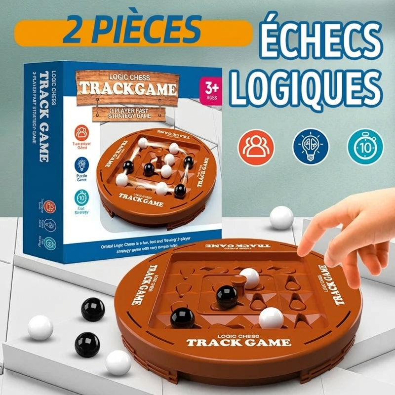 📢📢50 % de réduction !! ⏰Jeu d'échecs logique de course (jeu de stratégie rapide pour deux joueurs)♟️🌀