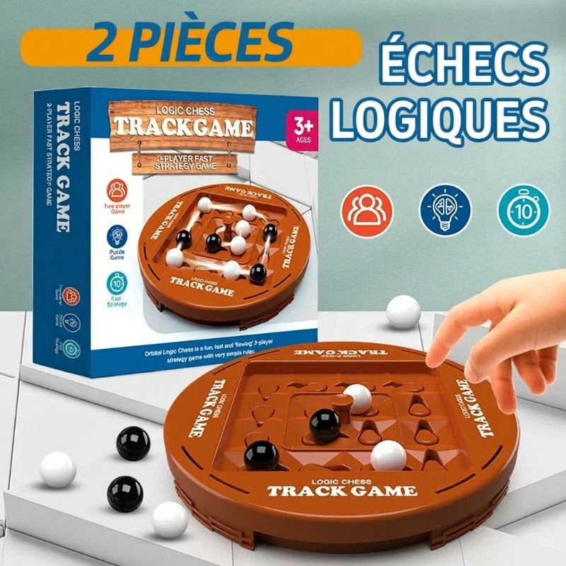 📢📢50 % de réduction !! ⏰Jeu d'échecs logique de course (jeu de stratégie rapide pour deux joueurs)♟️🌀