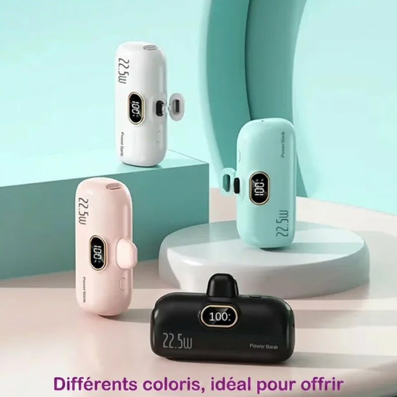 💐50% DE RÉDUCTION ! Batterie Externe Ultra-Mince – Glissez-la dans votre poche 👜✨【Offre Limitée】