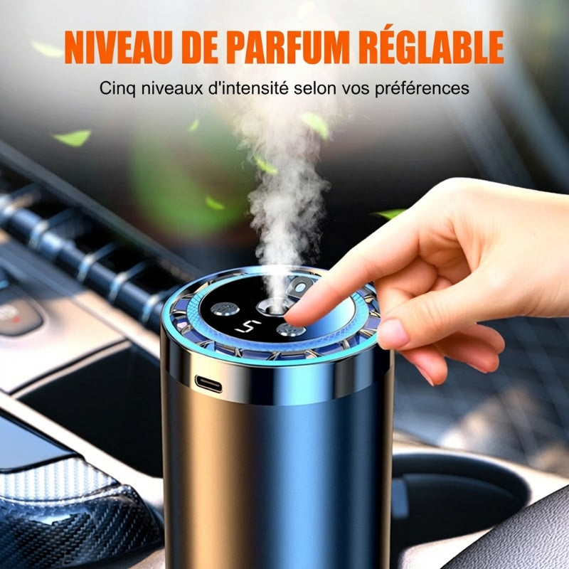 💡Ambiance Lumineuse & Aromatique en Voiture🌙Votre diffuseur intelligent 2-en-1