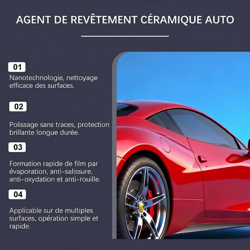 🚗 ACHETEZ 2, OFFERT 1 ! ✨ Kit de Pulvérisation de Revêtement Céramique Nano pour Voiture – Brillance Intense, Protection Longue Durée & Hydrophobe 💧
