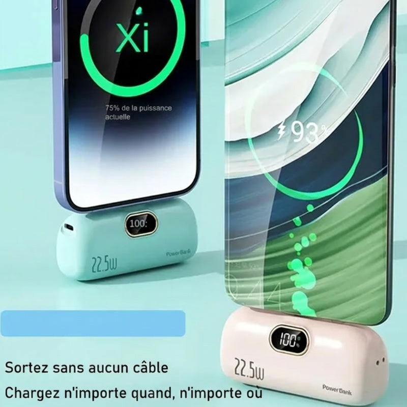 💐50% DE RÉDUCTION ! Batterie Externe Ultra-Mince – Glissez-la dans votre poche 👜✨【Offre Limitée】