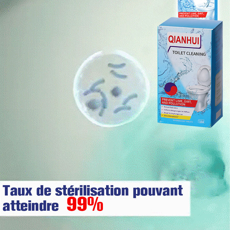 ✨Comprimés effervescents de nettoyage des toilettes - décontamination, tartre urinaire, alcali urinaire et élimination des odeurs