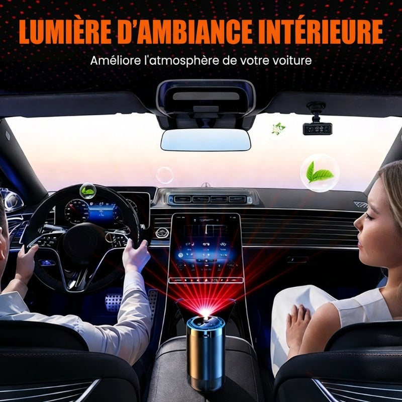💡Ambiance Lumineuse & Aromatique en Voiture🌙Votre diffuseur intelligent 2-en-1