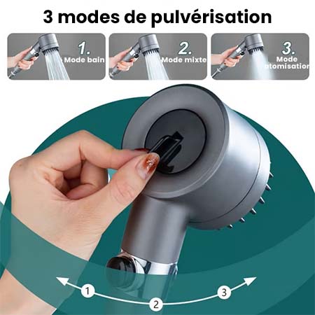 🏆Ensemble de pommeau de douche multifonctionnel haute pression🌿👑