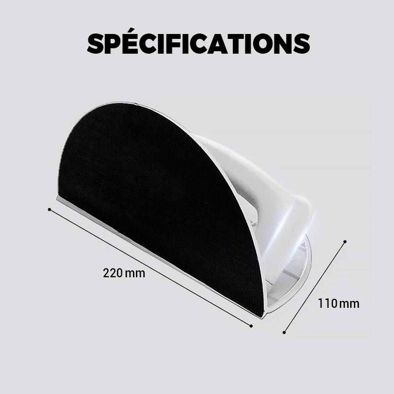 🛠️Outil de Ponçage Multifonctionnel Semi-Circulaire avec Papier Abrasif✨Idéal pour Coins et Surfaces Courbes