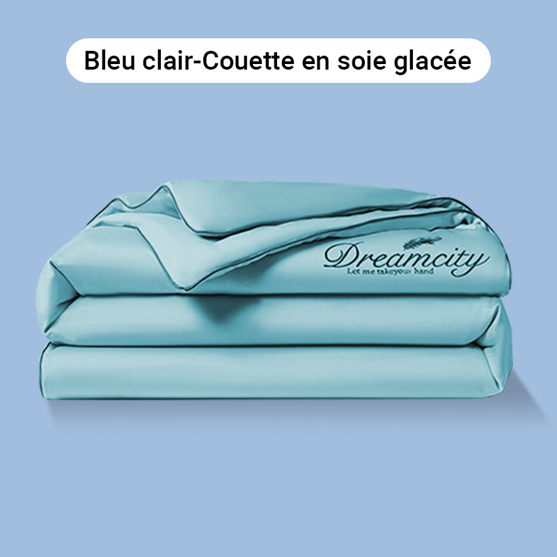 💕Confortable et rafraîchissant❄️Parure de lit quatre pièces en velours de haute qualité