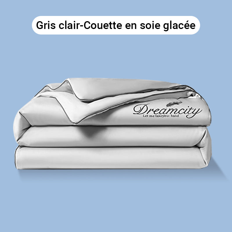 💕Confortable et rafraîchissant❄️Parure de lit quatre pièces en velours de haute qualité