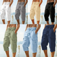 👖Pantalon capri cargo en lin mélangé pour homme🌬️Léger, respirant et conçu pour le confort