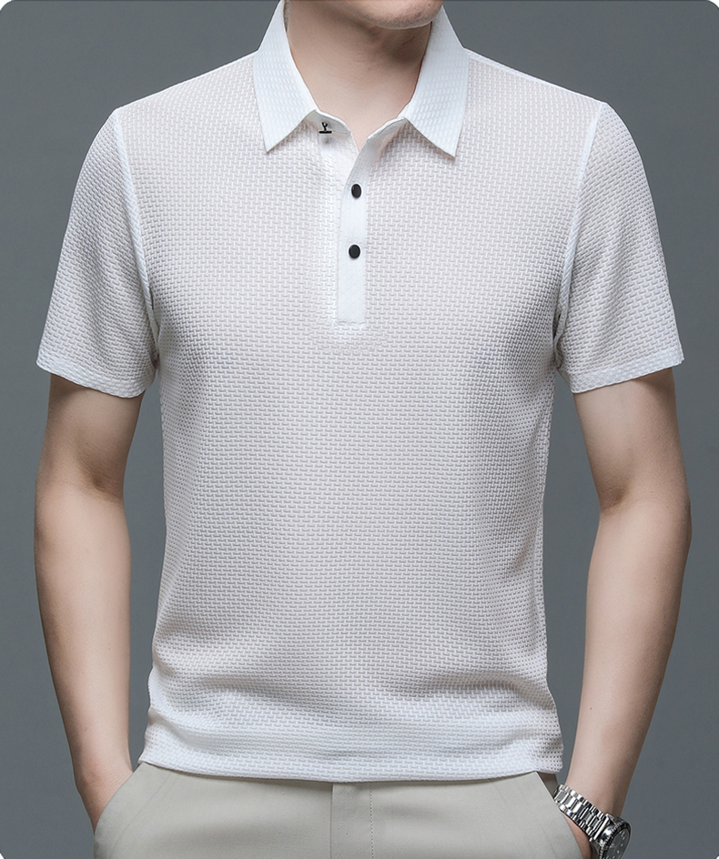 👔 50% DE RÉDUCTION ! ✨ Chemise Homme en Soie Glacée - Texture Luxueuse et Respirante pour Événements Élégants ou Quotidien 🎩🔥