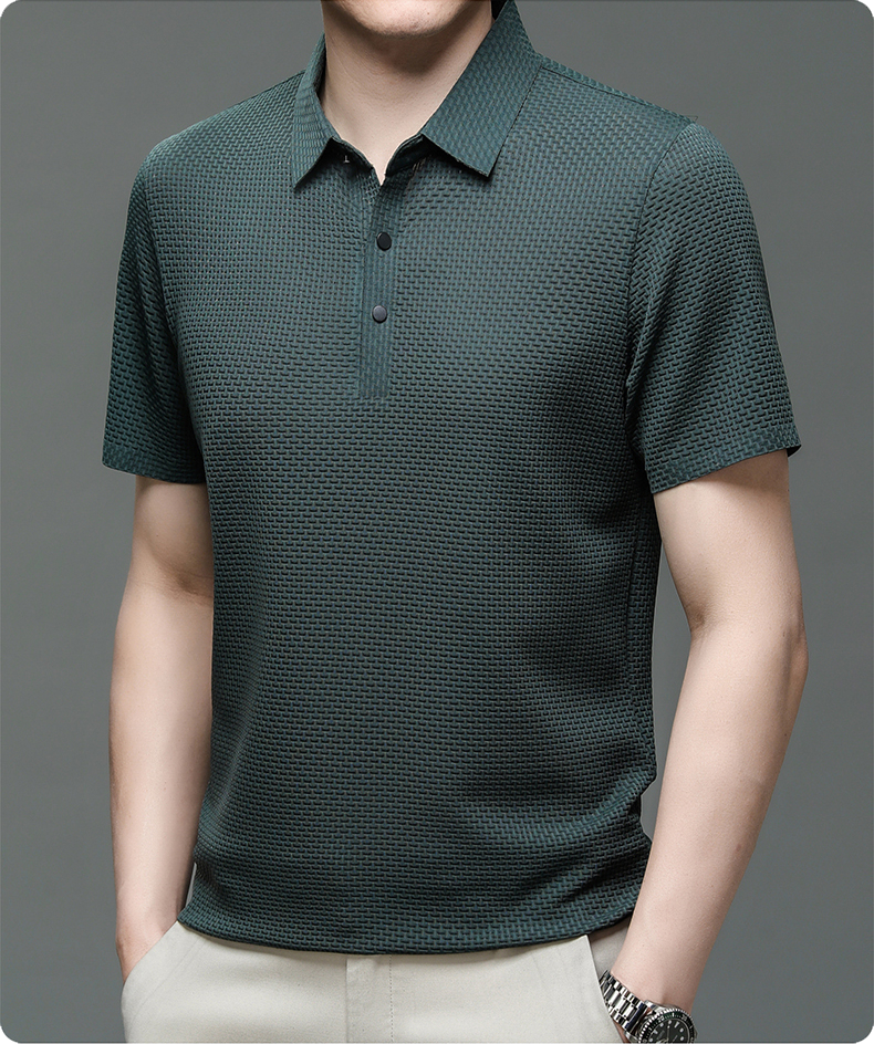 👔 50% DE RÉDUCTION ! ✨ Chemise Homme en Soie Glacée - Texture Luxueuse et Respirante pour Événements Élégants ou Quotidien 🎩🔥