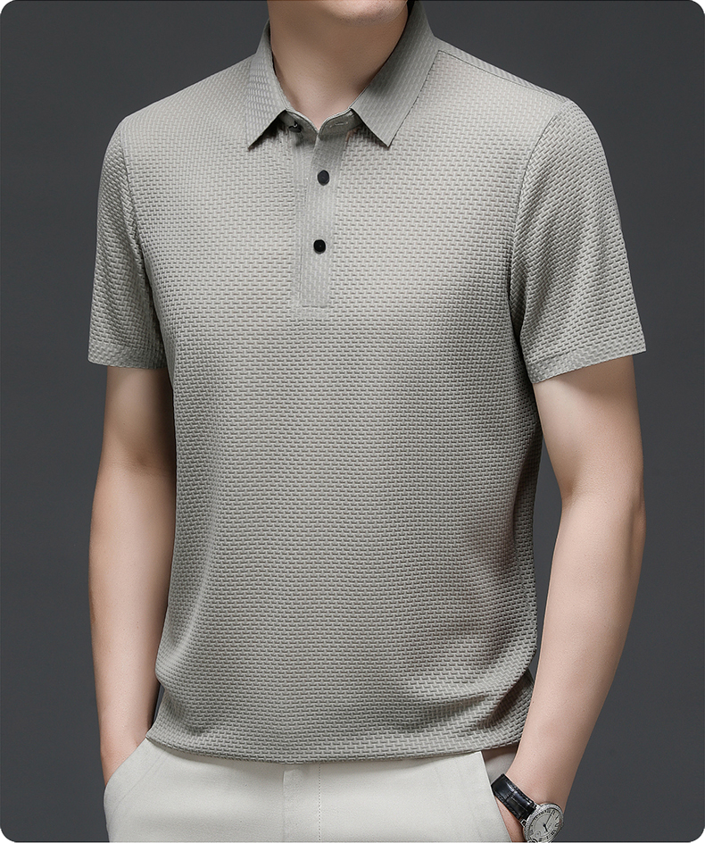 👔 50% DE RÉDUCTION ! ✨ Chemise Homme en Soie Glacée - Texture Luxueuse et Respirante pour Événements Élégants ou Quotidien 🎩🔥