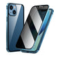 Coque Magnétique iPhone avec Protection Confidentialité – Verre Trempé Anti-Espion & Cadre Métal 360°