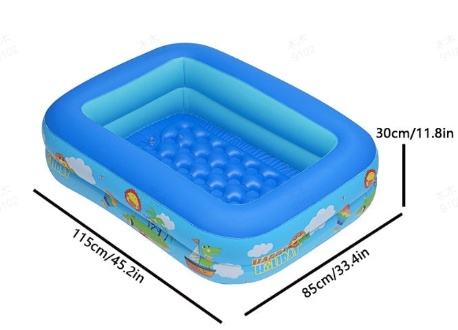 🌊 Piscine Gonflable  – Multi-couches avec Impression