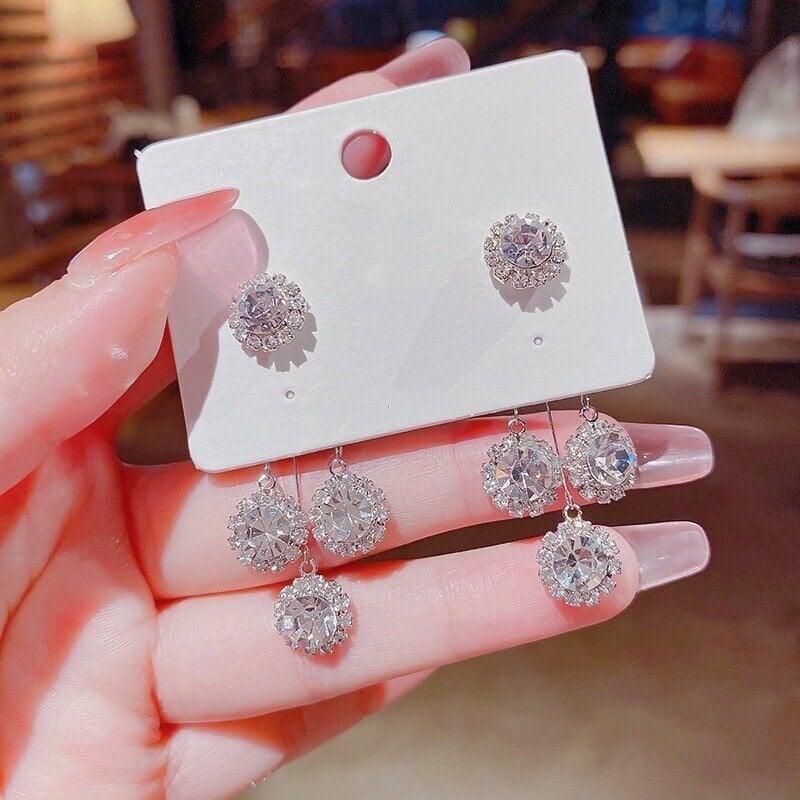 💐50% DE RÉDUCTION💖Boucles d’Oreilles Pétales Rondes – Doré ou Argenté, à Vous de Choisir 💛🤍【Offre Limitée】