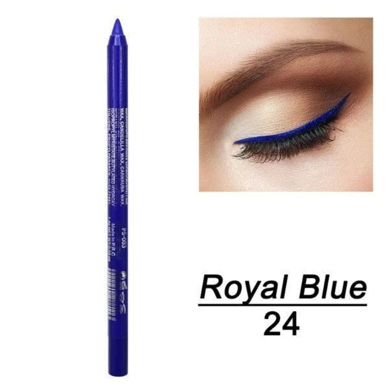 Eyeliner Coloré Longue Durée - Set de 13 Couleurs Nacrées et Mates