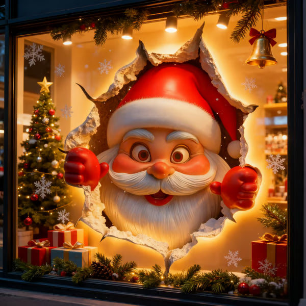 🎄Soldes de Noël 50 % de réduction🎅Autocollants muraux créatifs pour Noël