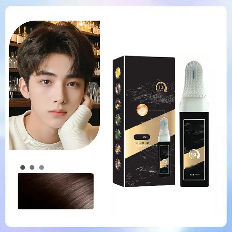 🔥🥰💯Peigne de teinture capillaire pratique 2 en 1 pour cheveux gris