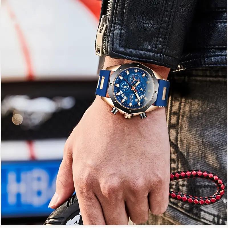 📢 PROMO FLASH : 50% DE RÉDUCTION ! ⏰ Montre Sport Homme LIGE – Quartz – Chronographe & Étanche for Outdoor & Quotidien ⌚