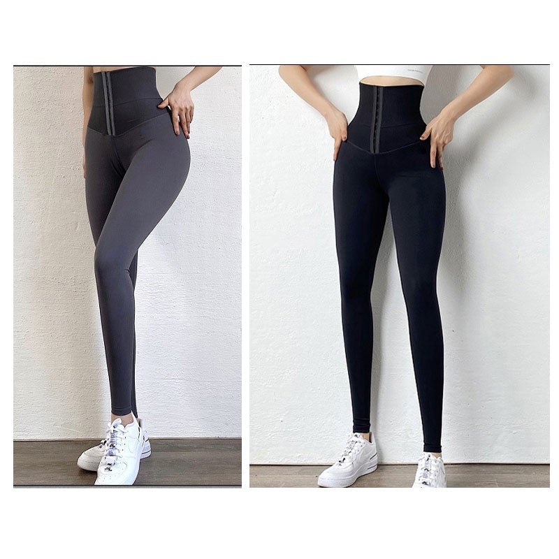 📢✨ PROMO FLASH -50% ! Legging Gainant Taille Haute Femme – Corset Intégré Réglable 3 Rangées, Super Élastique, Tissu Respirant, 7 Coloris, Tailles S-3XL 🔥