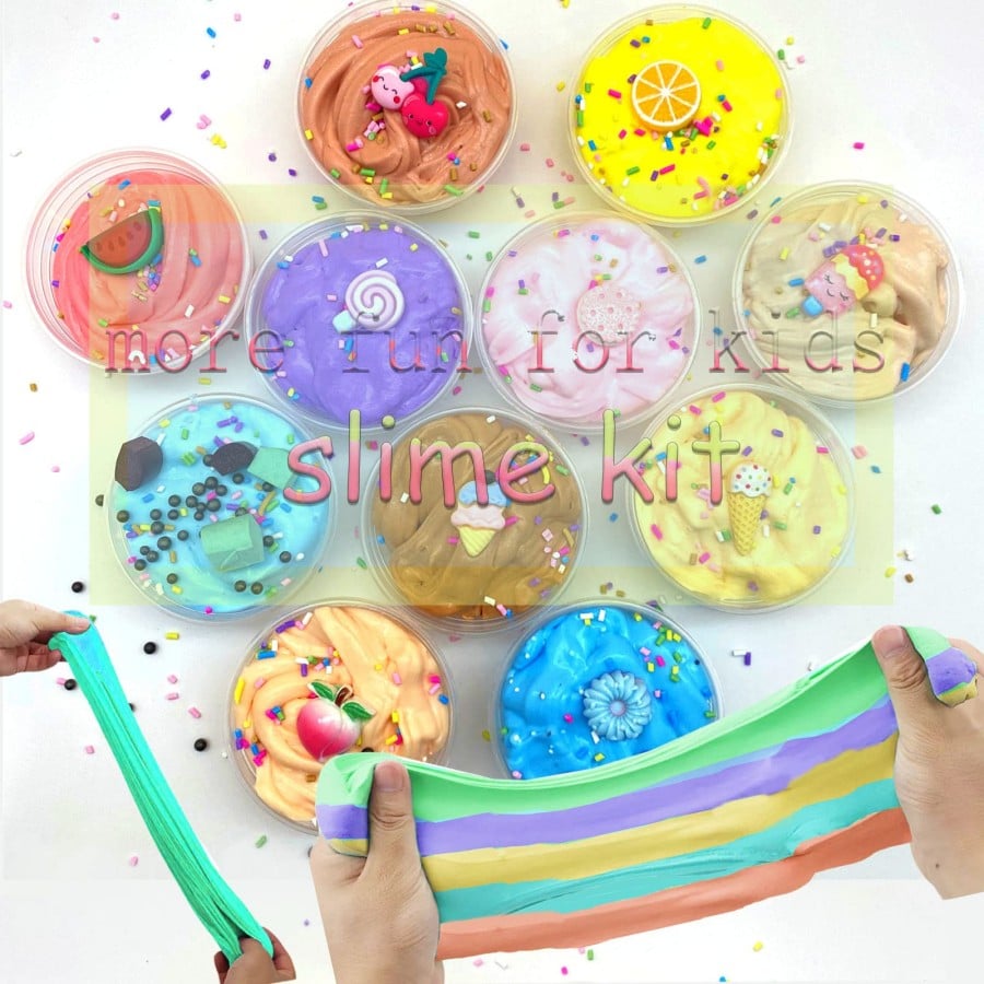 Jouet en Argile DIY – Slime Parfumé, Doux et Malléable