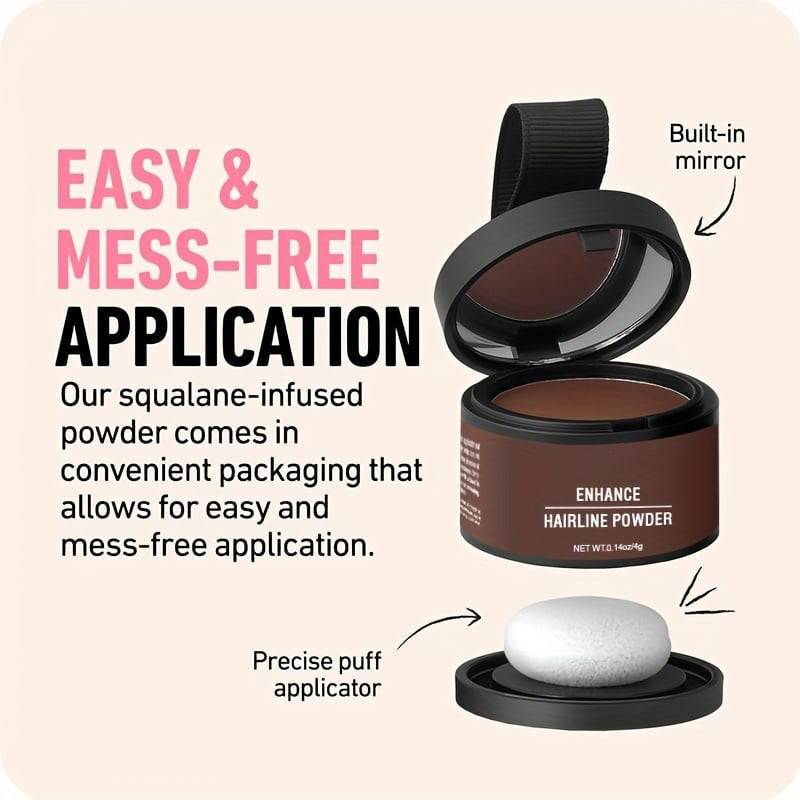 🔥💇‍♀️ PROMO SPÉCIALE 1 ACHETÉ, 1 OFFERT ! Poudre pour Racines & Repousses – Naturelle, Résistante à l'Eau, 8 Couleurs, Inclut Miroir & Houppette, Couverture Express ✨