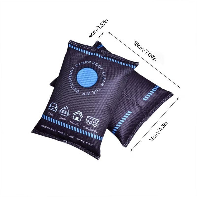 ✨Déshumidificateur de Voiture Réutilisable en Gel de Silice - Absorbe l'Humidité et Élimine la Condensation sur Pare-brise & Intérieur 🔄🌬️