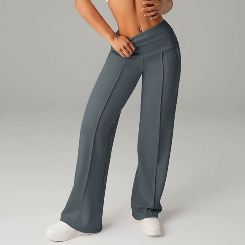 💃 Élégance Quotidienne💖Pantalon Droit Femme Tissu Souple🌟Coupe Ample & Confort Parfait