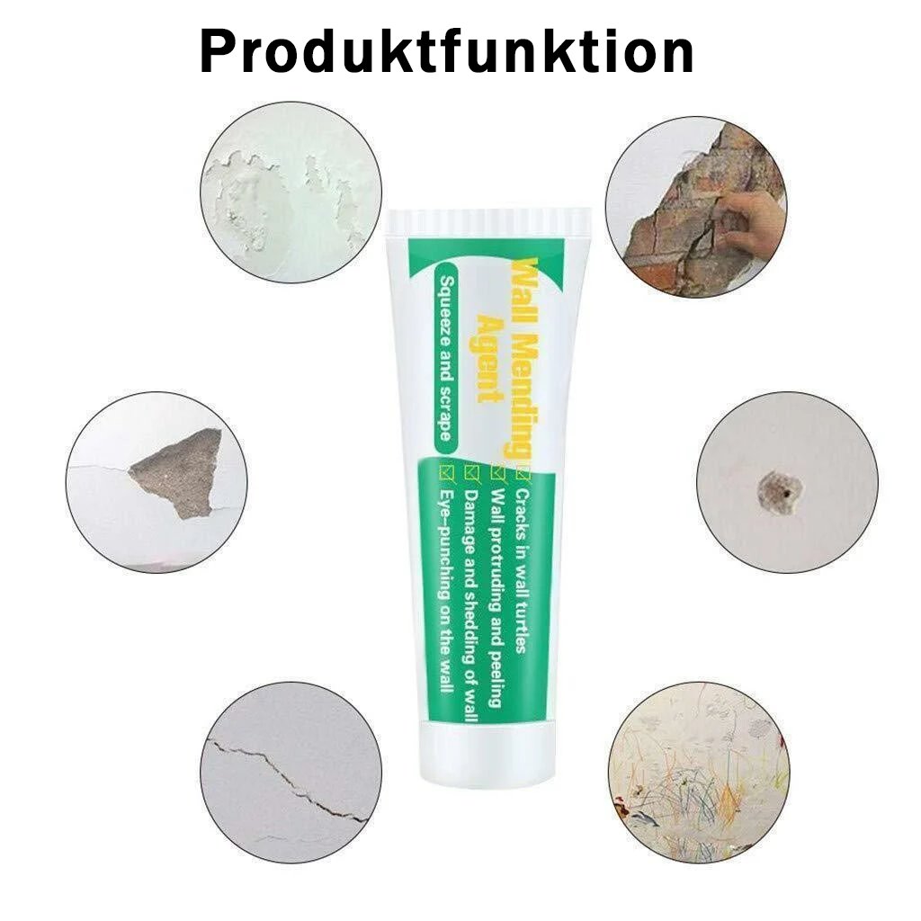 🛠️🧱Enduit de Rebouchage Universel🏠Comble Fissures, Non Toxique, Séchage Rapide, Peinturable (100g, Blanc)