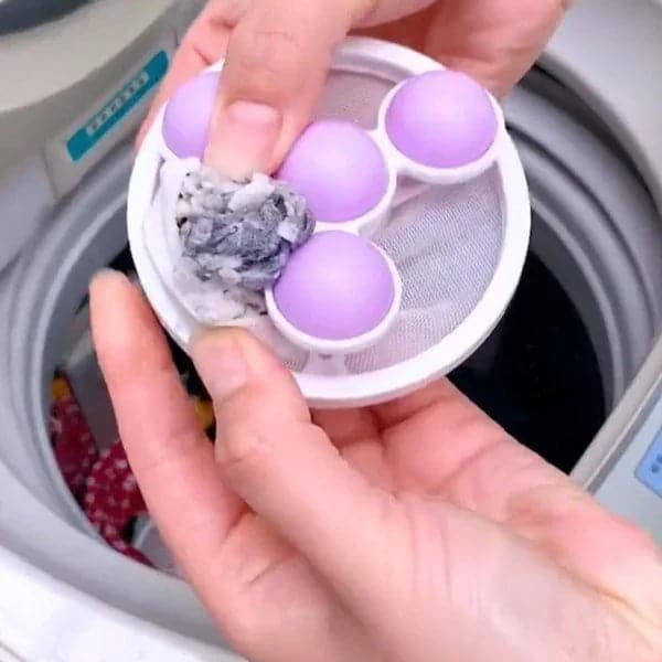 🔥ACHETEZ 1 - RECEVEZ 1 GRATUIT ! ✨ Sac Filtrant Lave-Linge - Capture Poils d'Animaux, Évite les Enchevêtrements, Réutilisable 🧼🐾
