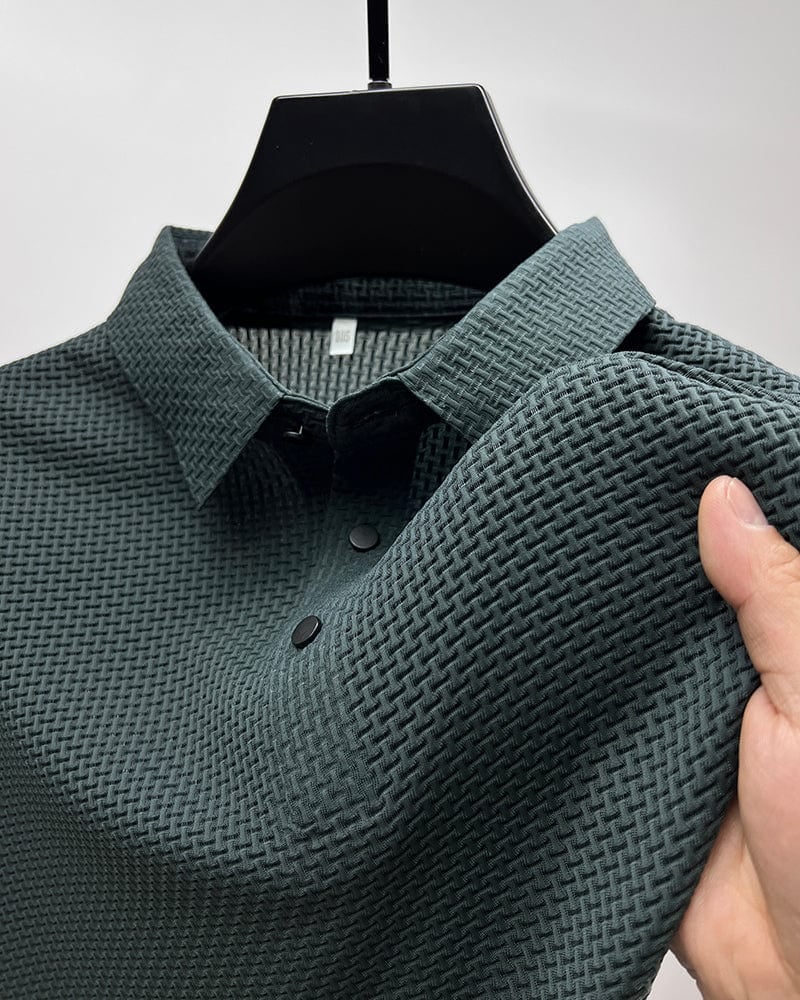 👔 50% DE RÉDUCTION ! ✨ Chemise Homme en Soie Glacée - Texture Luxueuse et Respirante pour Événements Élégants ou Quotidien 🎩🔥