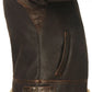 Blouson pilote classique B-3 - Blouson aviateur en cuir pour homme avec doublure en peau de mouton
