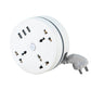 🔌🧵 Multiprise universelle à enrouleur de câble – Rangement propre, gain de place, sécurité renforcée, le cordon s’adapte à vos besoins puis disparaît d’un geste, fini les fils qui traînent 🏠💡