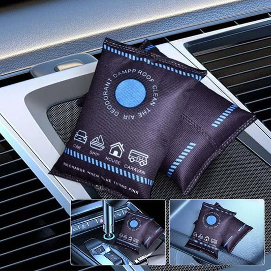 ✨Déshumidificateur de Voiture Réutilisable en Gel de Silice - Absorbe l'Humidité et Élimine la Condensation sur Pare-brise & Intérieur 🔄🌬️