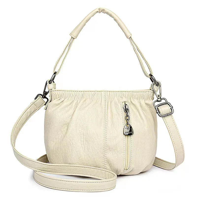 💼Sac à Main Cube en Cuir – Design Plissé Élégant, Léger & Polyvalent ✨