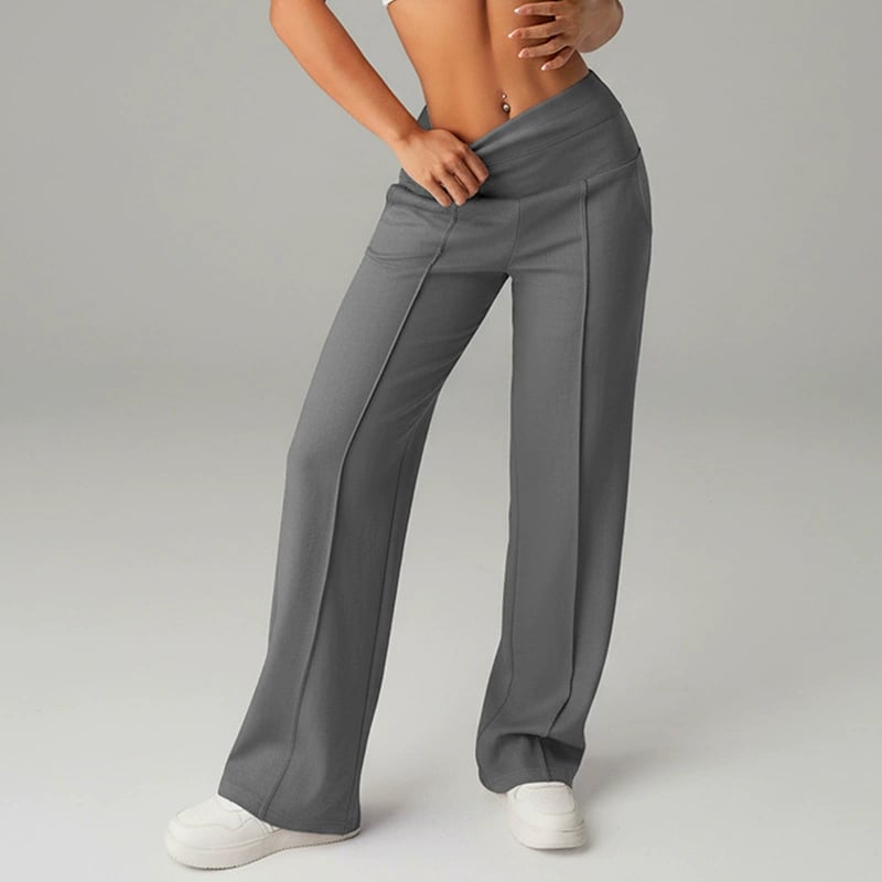 💃 Élégance Quotidienne💖Pantalon Droit Femme Tissu Souple🌟Coupe Ample & Confort Parfait