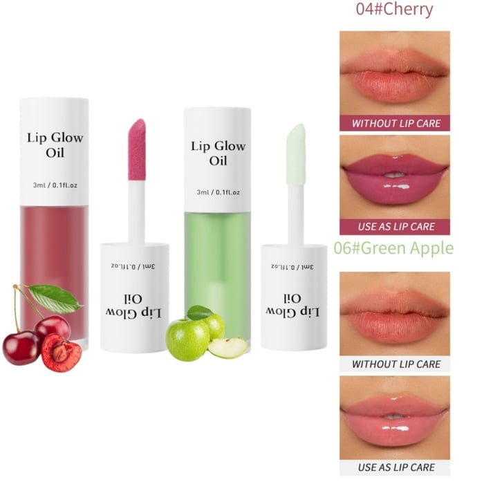 📢Achetez 1 obtenez 1 gratuitement💋Huile hydratante teintée pour lèvres coréenne – Vegan, 24h d’hydratation & fini glossy non collant✨