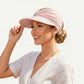 Visière Solaire UPF 50+ avec Trou pour Queue de Cheval | Casquette Pliable Plage & Golf Femme