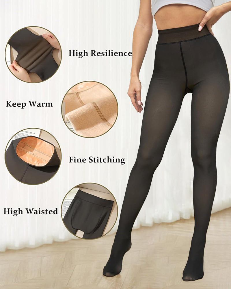 ❄️Leggings en polaire moulants à couture unique✨Restez au chaud. Affichez une silhouette parfaite💕