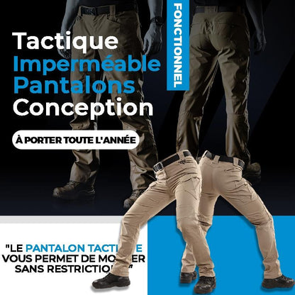 ✨Pantalon Imperméable Plein Air - Coupe-Vent avec Taille Élastique pour Randonnée et Voyages🌧️🏔️