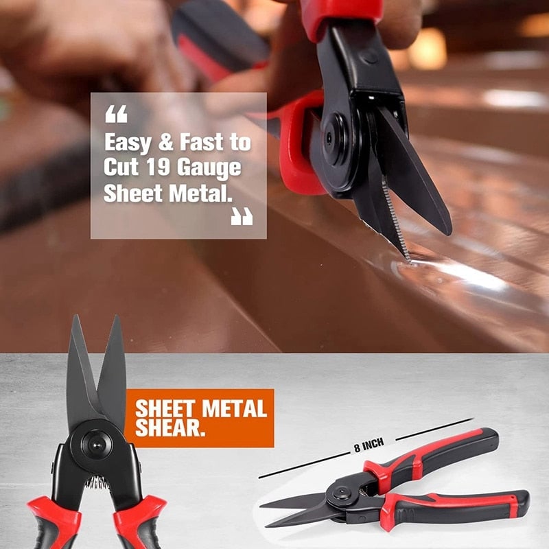 Kit d'Outils 5 en 1 Professionnel – Acier Haute Résistance avec Mallette de Rangement