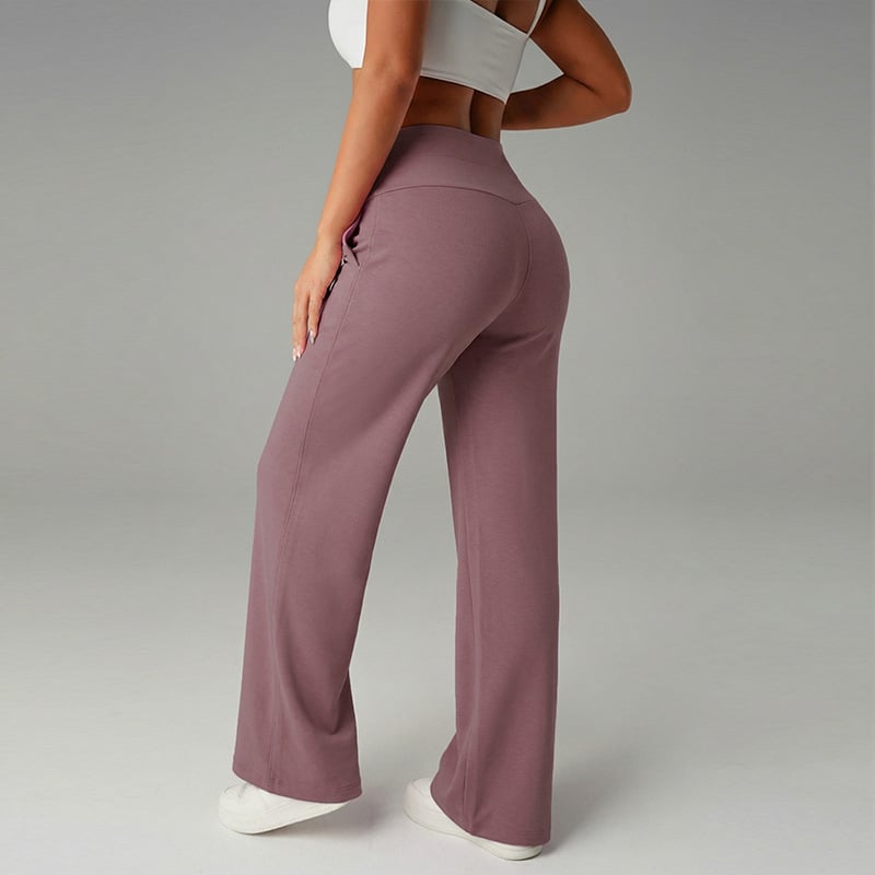 💃 Élégance Quotidienne💖Pantalon Droit Femme Tissu Souple🌟Coupe Ample & Confort Parfait