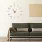Horloge Murale 3D DIY Sans Perçage - Design Moderne Silencieux