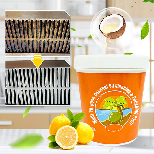 🥥💚Pâte de nettoyage & de polissage multi-usages à l'huile de coco