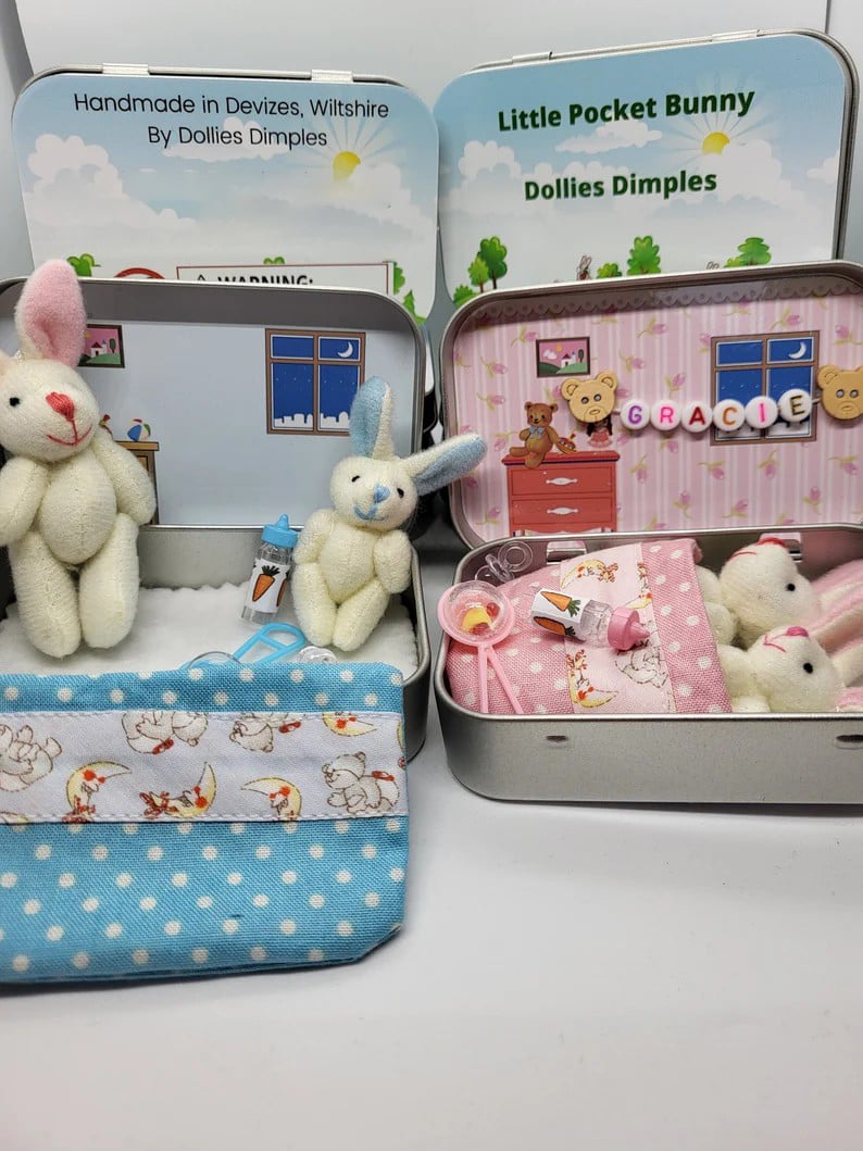 🐣 ACHETEZ 1, OBTENEZ 1 GRATUIT ! Peluche Lapin Maman & Bébé – Cadeau de Pâques Trop Mignon 🌸🧺【Offre Spéciale】